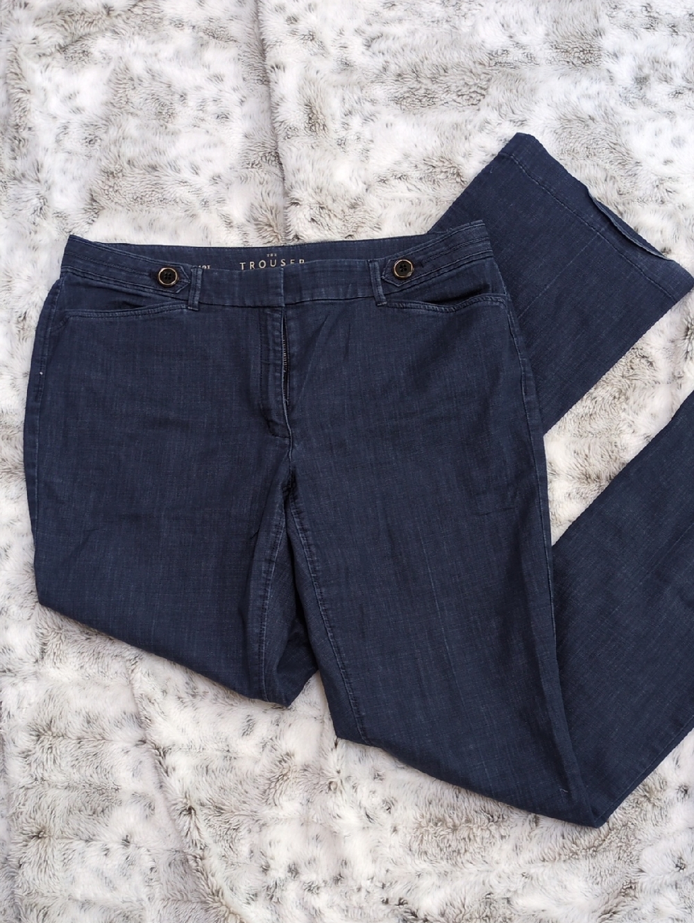 $10 MOVING SALE! White House Black Market Dark Blue Slim Trouser Jeans